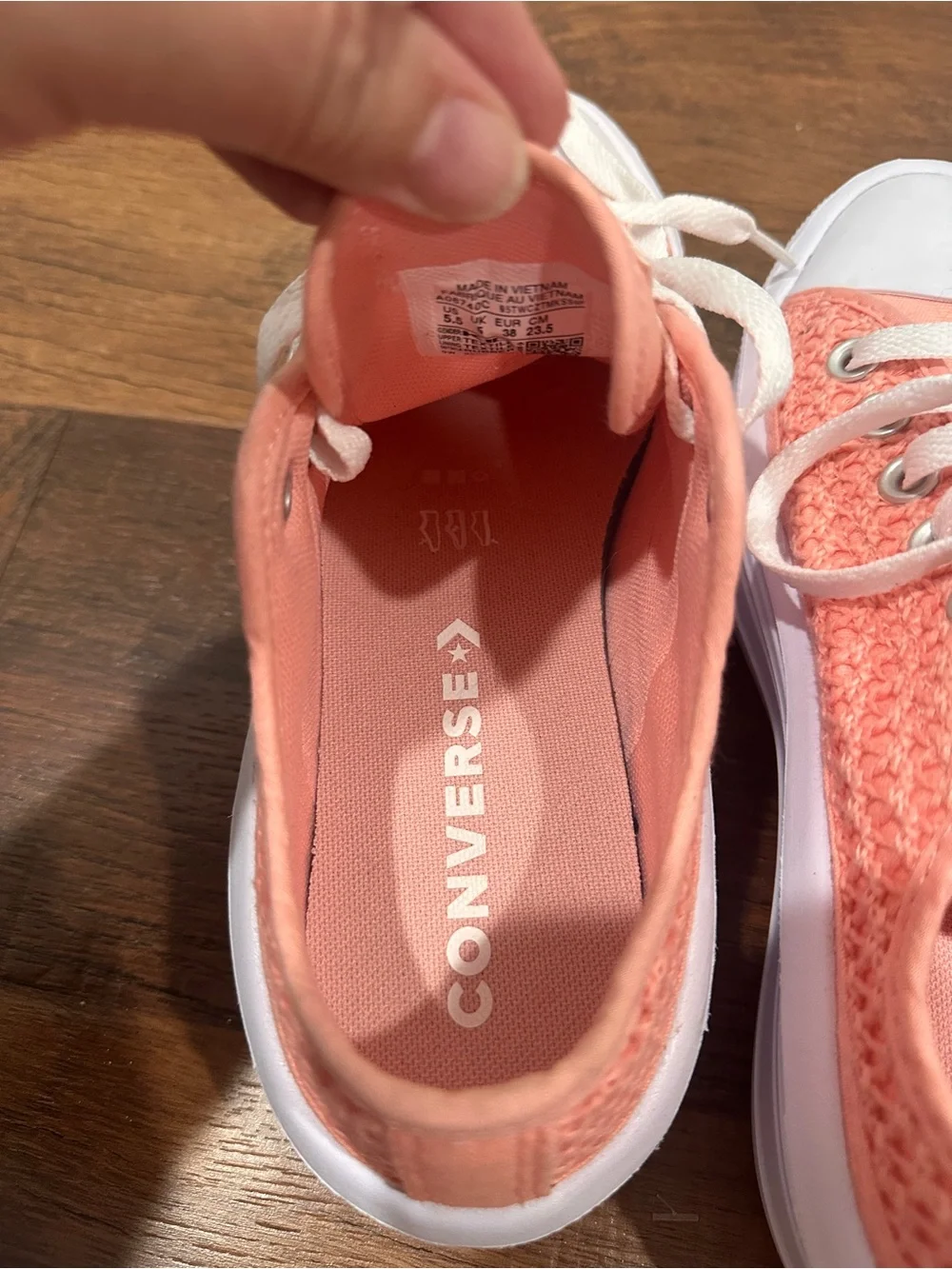 Converse Chuck Taylor All Star Move Platforms Crochet Sneakers - “Pink Phase”